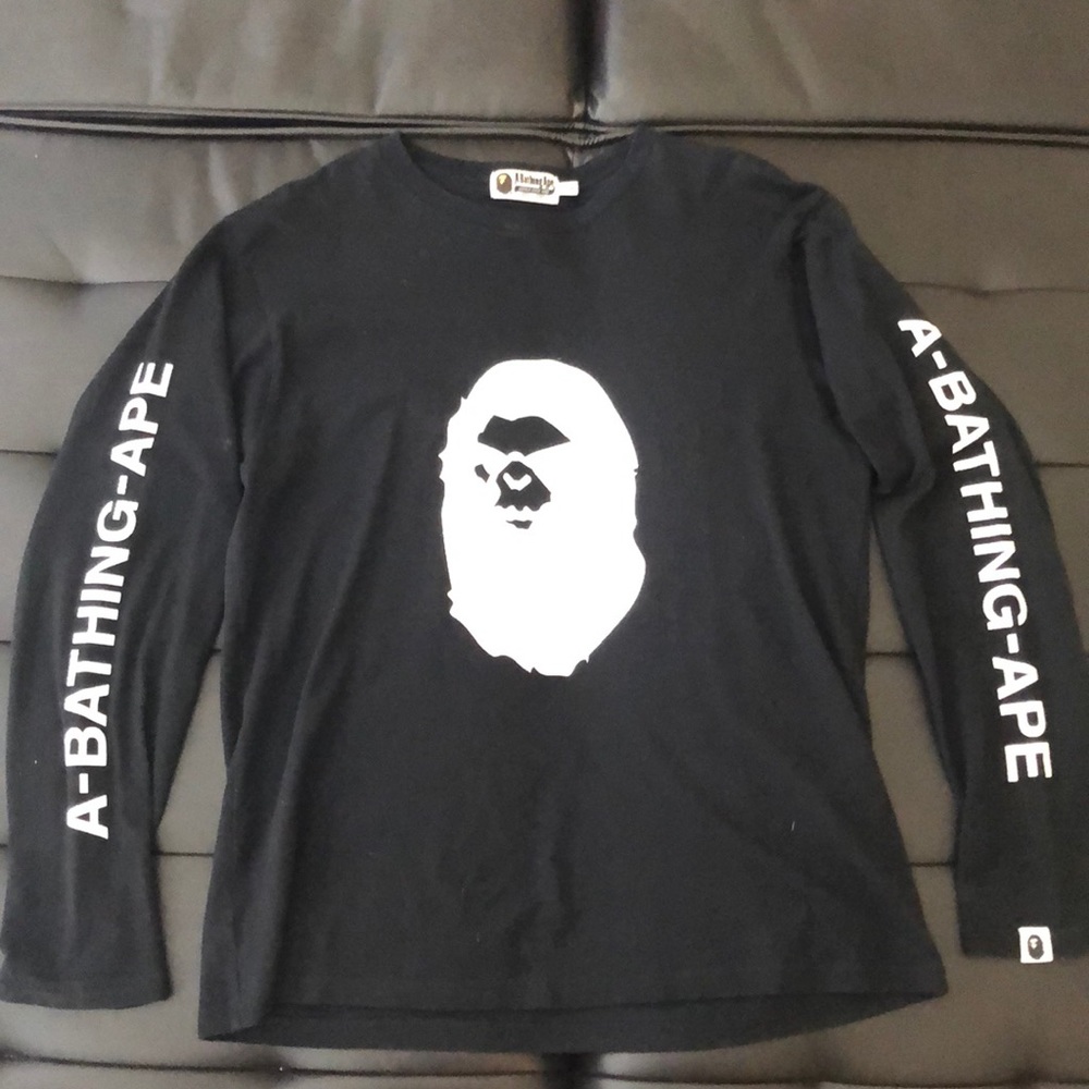 BAPE long sleeve, APE SHALL NEVER KILL APE.